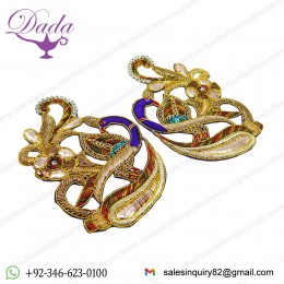 Crafting Peacock Patch Appliques Embroidered Sewing Material Applique