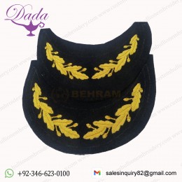 gold thread embroidery peak