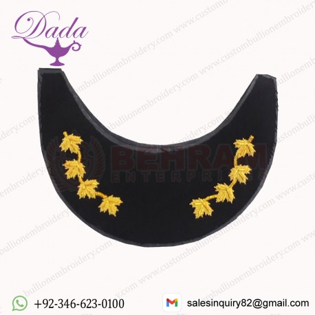 Peak Hand Embroidery Gold Bullion Wire for hat and Visor Hats