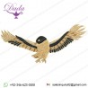 Zari-Embroidered Flying Eagle Patch