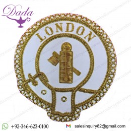 Mark Provincial Full Dress Apron Badge London Embroidered With Bullion & Wire