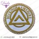 Masonic Apron Badge Buckinghamshire Hand Embroidered With Bullion & Wire Badge