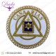Masonic Apron Badge Canarias Hand Embroidered Bullion & Wire Masonic Badges