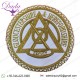 Masonic Apron Badge Lincolnshire Hand Embroidered Bullion & Wire Masonic Badges