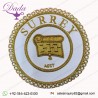 Masonic Apron Badge Surrey Asst Hand Embroidered Bullion & Wire Masonic Badges
