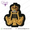 Band Harp Gold On Navy No.1 Dress Badge