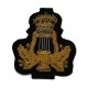 Bandsman Badge - Gold on Black