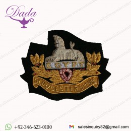 Gloucestershire Regiment Blazer Badge, Wire