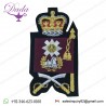 THE SCOTS GUARDS COLOUR SERGEANT ARM BADGE Hand embroidery blazer badge