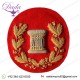 Drum Major Gold On Red No.1 Badge
