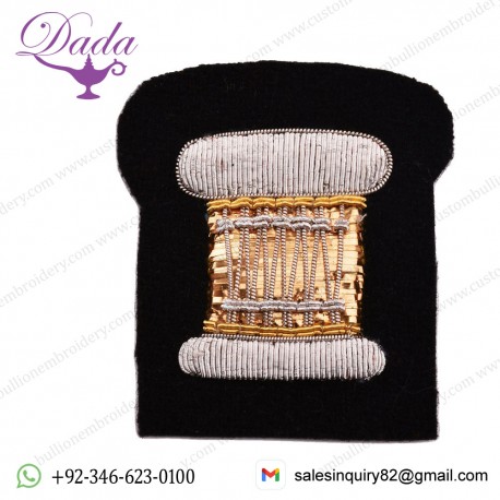 Drum, Number 1 Dress, Badge Wire Bullion Blazer badge