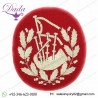 Full Dress,No1 Dress Pipe Major's Badge Silver, Scarlet