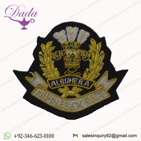 Middlesex Regiment Blazer Badge