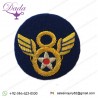 EIGHTH AIR FORCE WING Hand embroidered with silver and gold wire bullion  –  UK