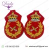 UK BRITISH ARMY WW2 GENERAL RANK BULLION WIRE SHOULDER EPAULETTE BADGES PAIR
