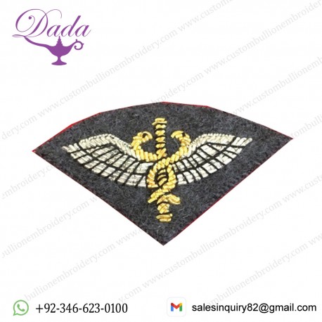 UK Hand Embroidered Wing Badges