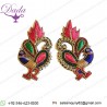 2 Beautiful Small Peacock patches for side blouse and back blouse design, festival