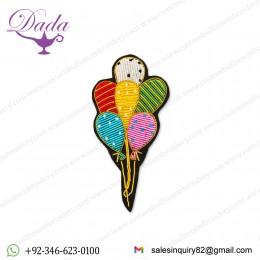 Balloon Hand Embroidered Brooches