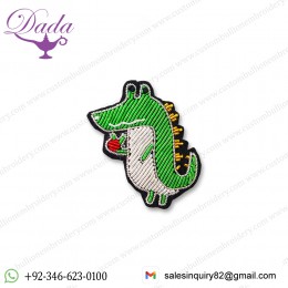 Brooch Patches Embroidered Fabric Applique Sewing DIY Brooch For clothing accessories