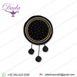 Brooches Patches Wholesale Hand Embroidery Bullion Wire Badges in Pakistan