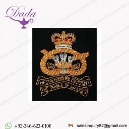 Staffordshire Regiment Blazer Badge, Wire