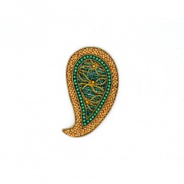 Bullion Wire Embroidered patch