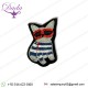 Cartoon Handmade India Bullion Wire Embroidery Patch for Brooch