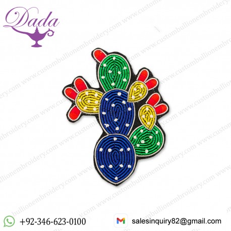 Classical brooch embroidery patches