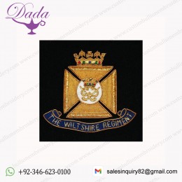 Wiltshire Regiment Blazer Badge, Wire