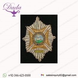 Worcester Forester Regiment Blazer Badge, Wire