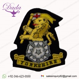 Yorkshire Regiment White Rose Blazer Badge
