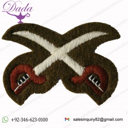 Pt Instructor Khaki Worsted Badge