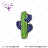 Handmade Bullion Wire Cactus Brooch  Handmade Bullion Brooch