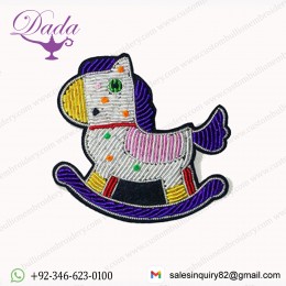 Handmade Bullion Wire Toy Brooch  Handmade Bullion Brooch