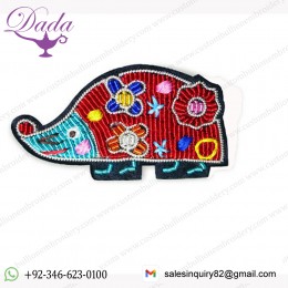 Handmade Embroidered Brooch