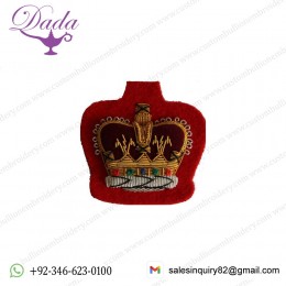 WO2 Gold On Red No.1, Mess Dress Badge