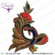 Love tholy Peacock Designer Neck Iron-On Applique, Decorative Patches for Clothes