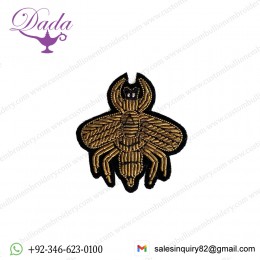MINI FLY hand embroidery Indian silk badges emblem china motif creative pins simple brooch