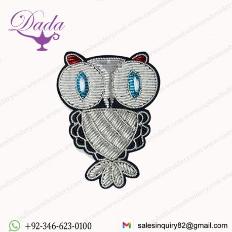 Hand Made Manufacturer Fabric Flower bullion wire Brooches