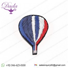 New fashion design of metal wire button badge Cartoon animal interesting Brooch badges hand embroidery fire balloon badge