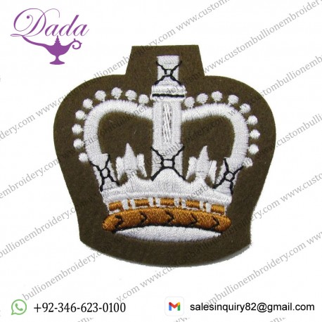 Badge Crown Future Army Dress Warrant Officers Class 2 Crown FAD WO2 Crown