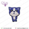 Personality creative fun badge cute cat Indian silk hand-embroidered brooch pin