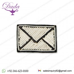 Sewing On Backing Clothes Cap Decorative Accessories Patch India Bullion Wire Embroidered Badges