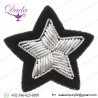 Silver Star bullion wired brooch