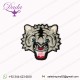 Tiger Embroidered Brooch