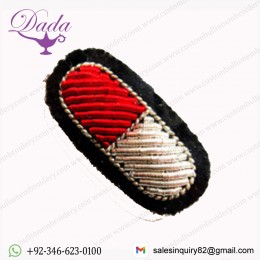 Pink capsule Bullion wire brooch pin hand embroidery brooch badges Bullion wire fashion jacket