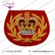 Bullion Blazer Crown Handmade Badges, crest, insignia