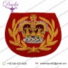 Bullion Blazer Crown Handmade Badges, crest, insignia