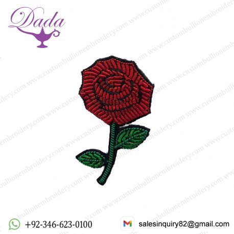 SANT JORDI'S ROSE Bullion wire brooch pin hand embroidery brooch patches blazer