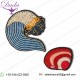 Shell's dream Bullion wire brooch pin hand embroidery brooch badges Bullion wire fashion